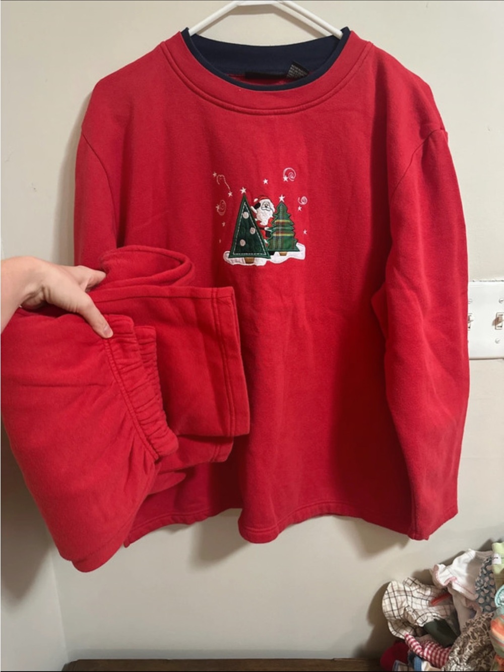 2 piece Christmas sweat suit
